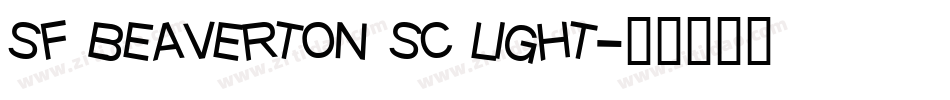 sf beaverton sc light字体转换